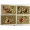 Image 1 : Winsch Easter Children Set of 8 Holiday Greeting Postcards