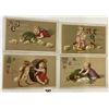 Image 2 : Winsch Easter Children Set of 8 Holiday Greeting Postcards