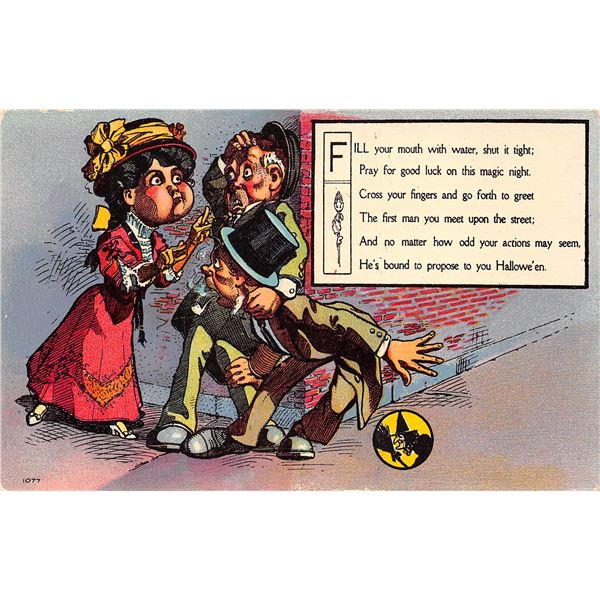 3 Nash Halloween Greeting Holiday Postcards