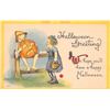 Image 3 : Set of 4 Bergm. Halloween Yellow Border Holiday Greeting Postcards