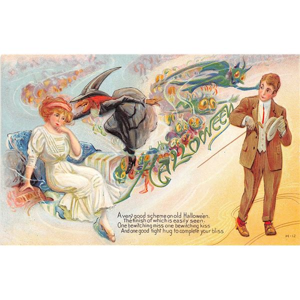 Nash Halloween Couple with Witch & Goblins Holiday PC