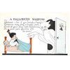 Image 1 : A Halloween Warning Child & Ghost Weaver Holiday Postcard
