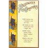Image 1 : Halloween Bamberger Black Cat Holiday Greeting Postcard