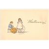 Image 1 : Woehler Halloween Children & Pumpkin Holiday Greeting PC