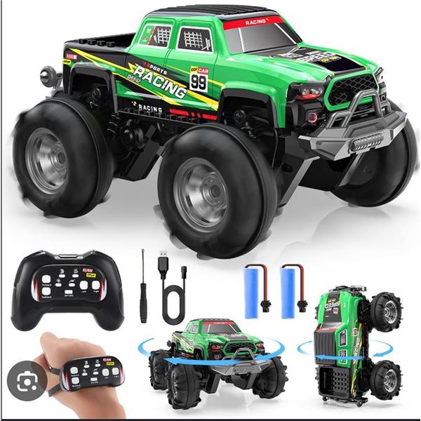 DEERC Amphibious RC Lighting Car