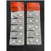 Image 2 : Lot of 2-Â  HoootCell AG3/LR41 Alkaline Batteries 10 Per pack