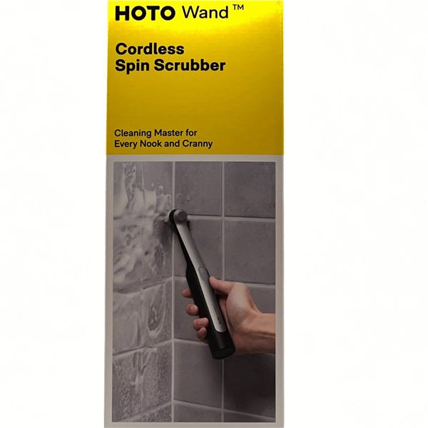 HOTO Wand Cordless Spin Scrubber Set