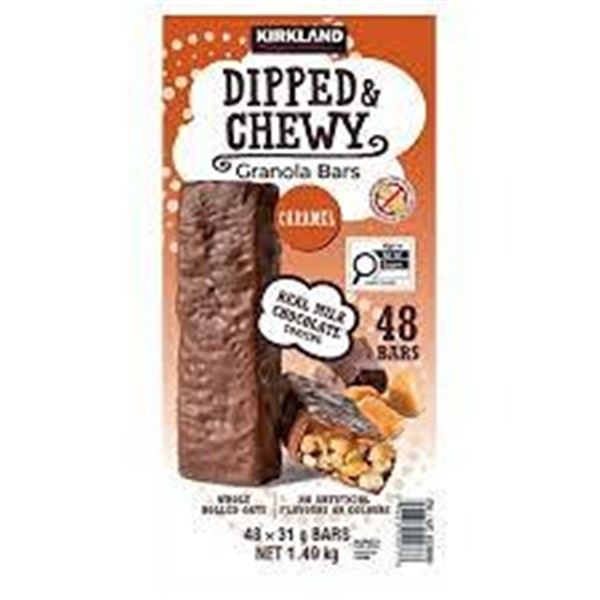 Kirkland Dipped & Chewy Caramel Bars 48ct