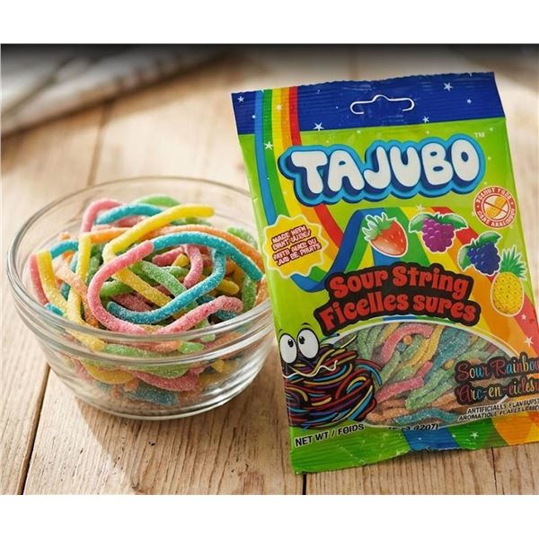 Tajubo Sour String Rainbow Candy 80g