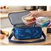 Image 1 : Roots Lunch Bag Blue Patterned