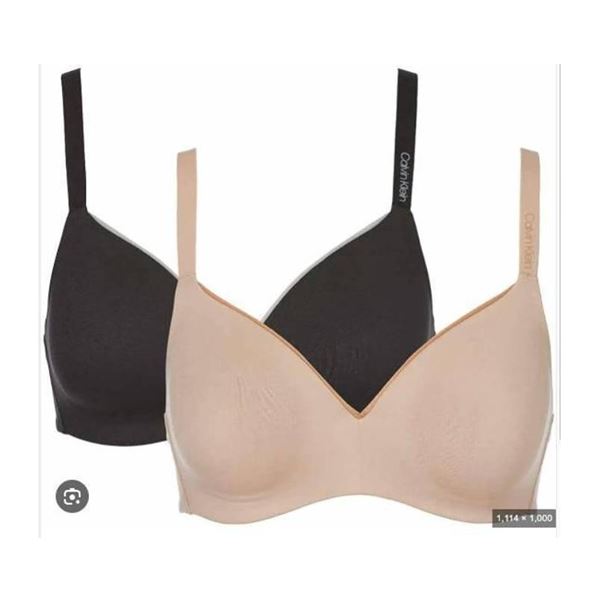 Calvin Klein 2 Pack Push Up Plunge 36B