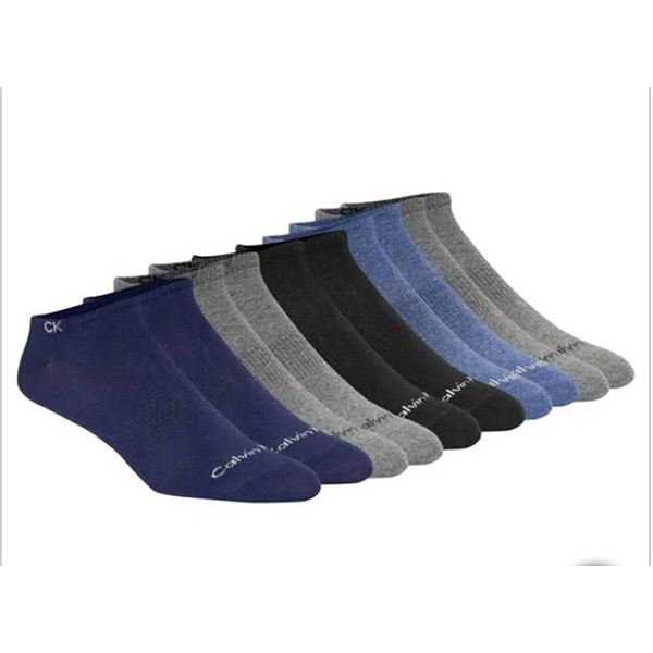 Calvin Klein Men's No Show Socks 10 Pairs