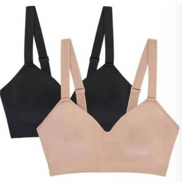 Jones New York Smooth Comfort Bra 2-Pack, L/G