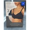 Image 2 : Jones New York Smooth Comfort Bra 2-Pack, L/G