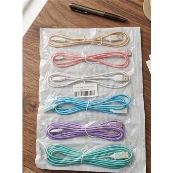 6 USB-C Charging Cables