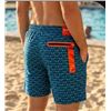 Image 2 : SWIMS Blue Patterned Swim Shorts M