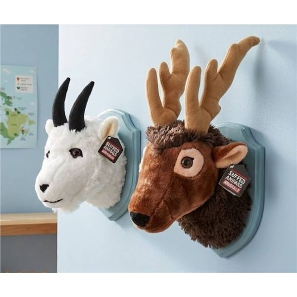 Plush Animal Wall Mount Heads