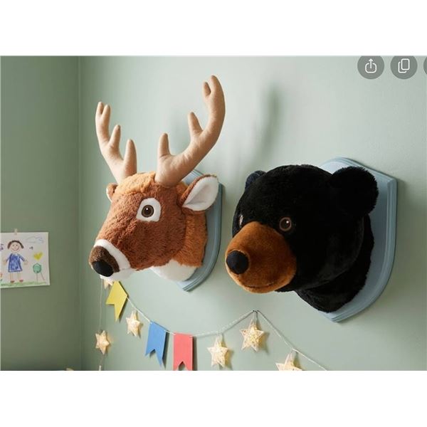 Softthings Reindeer and Bear Plush Set