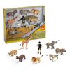 Image 1 : Prextex Safari Animals 9 Piece Set