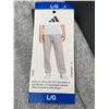 Image 3 : Adidas Men's Grey Sweatpants Size Large