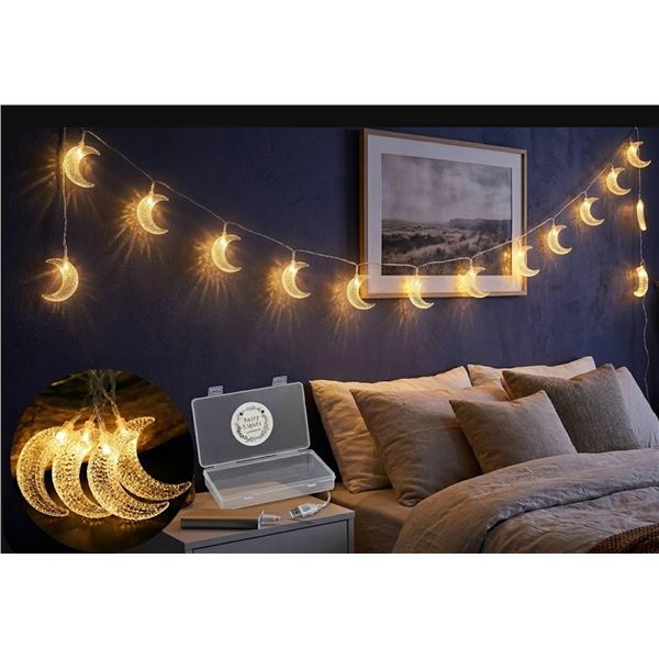 Moon String Fairy Lights Set