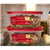 Image 1 : 2 Rubbermaid Easystore Containers 1.4L