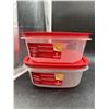 Image 2 : 2 Rubbermaid Easystore Containers 1.4L