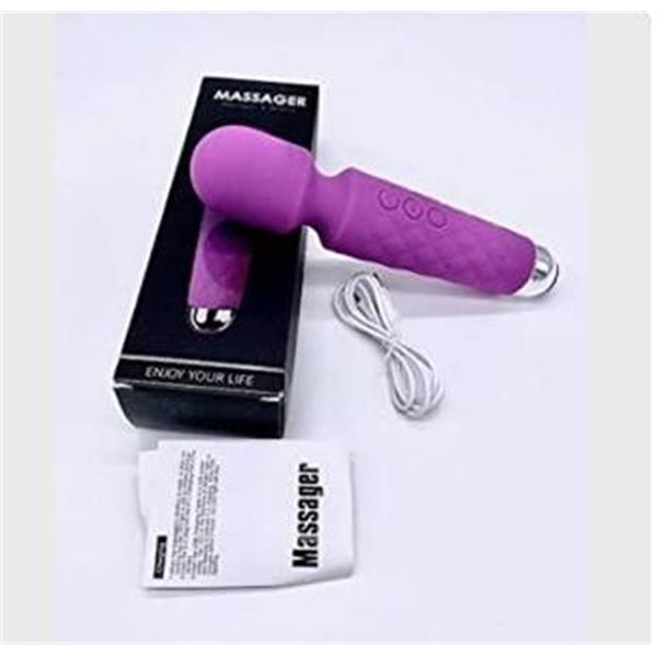 Handheld Wand Massager for Relaxation and Muscle Aches, Purple