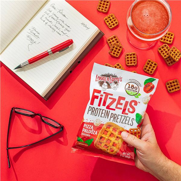 Lenny & Larryâ€™s FitZels Protein Pretzels 8 x