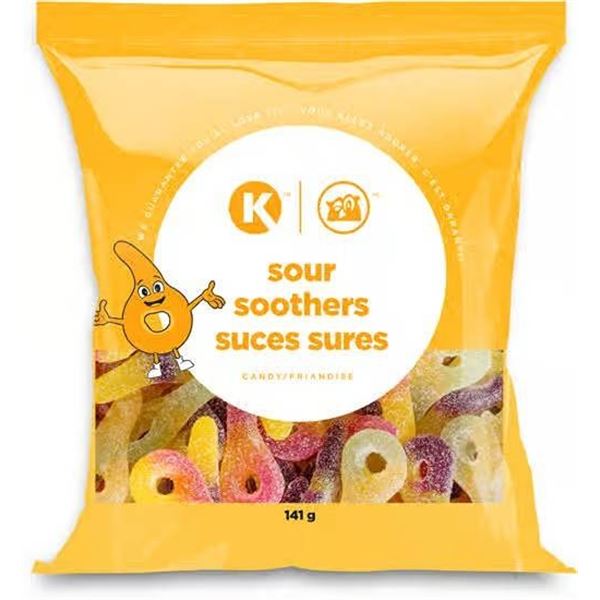 Sour Soothers 12 Packs of 141g Each