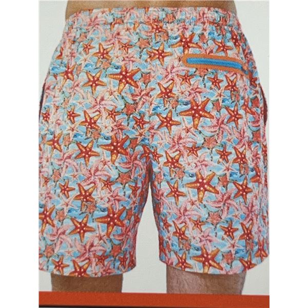 SWIMS Starfish Print Swim Trunks M