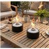 Image 1 : JLOT OF 2 - JHY Design Tabletop Fireplace, Black