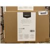 Image 3 : Lot of 2 - AmazonBasics Metallic Black Storage Bins, 2pk