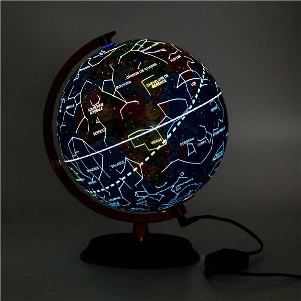 EXERZ 20CM Illuminated Constellation Globe