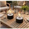 Image 1 : LOT OF 2 - JHY Design Tabletop Fireplace, Black