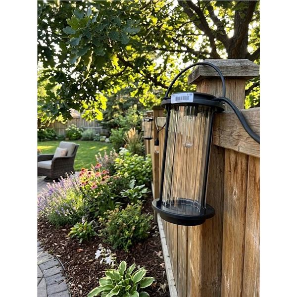 Solar LED Tabletop Lantern, Metal, 49.4 cm