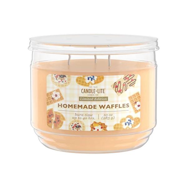 4 Candle-lite Homemade Waffles Candles