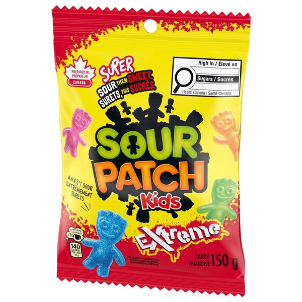 Sour Patch Kids Extreme Candy 150g Bag
