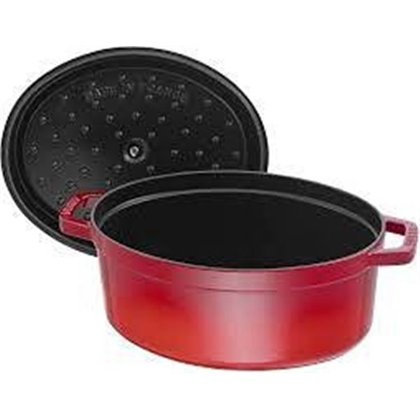 Staub Cast Iron Cocotte with Grill Lid