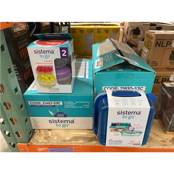 Sistema to Go LunchStack and PortionPod Set