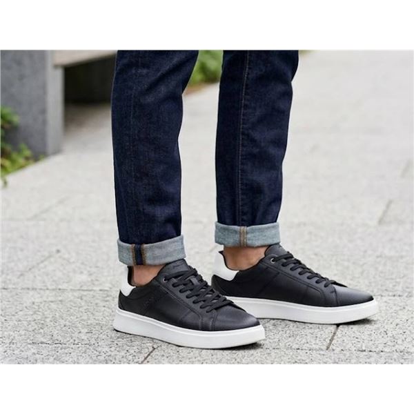 ALDO Black Leather Sneakers US Size 7