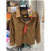 Image 2 : CAT Brown Work Shirt Size M