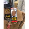 Image 3 : CAT Brown Work Shirt Size M