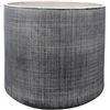 Image 1 : Rivet Stoneware Planter, Dark Grey, 10 in