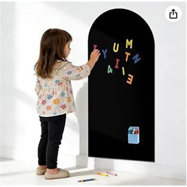 Magnetic Wall Decal, 40"x32" Black