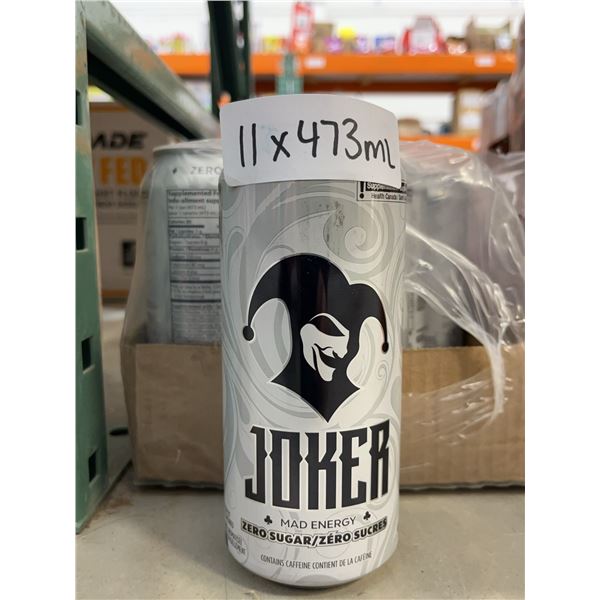 Joker Mad Energy Drink, 473ml, 11 Cans