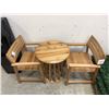 Image 3 : Bali Bistro Set 3-Piece Wood
