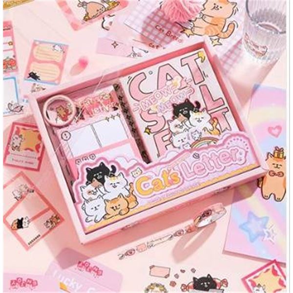 Cats Scrapbook Gift Set, 12 Pieces
