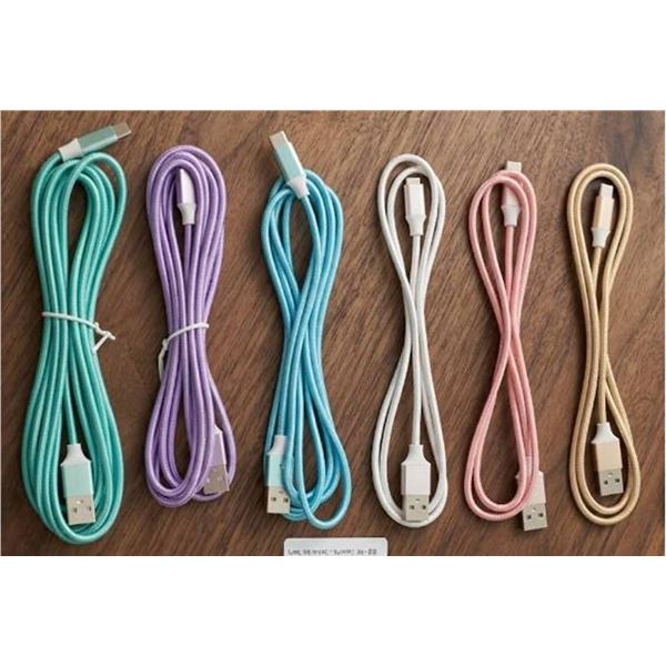 lot of 2 - 12 USB-C Charger Cables )2x 6 pc packs )