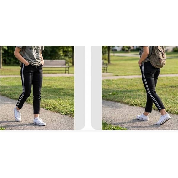 Point Zero Black Denim Pants Size 40x30